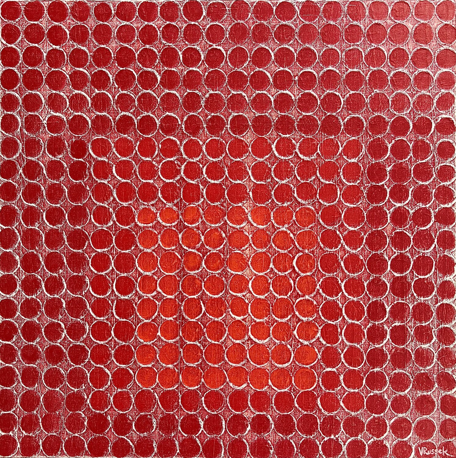 Radial Grid 8 Veronica Russek Original painting for sale