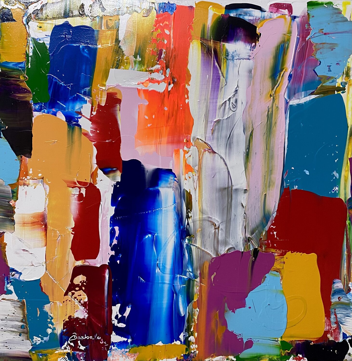 The hidding place Giuseppe Barbale Original painting for sale