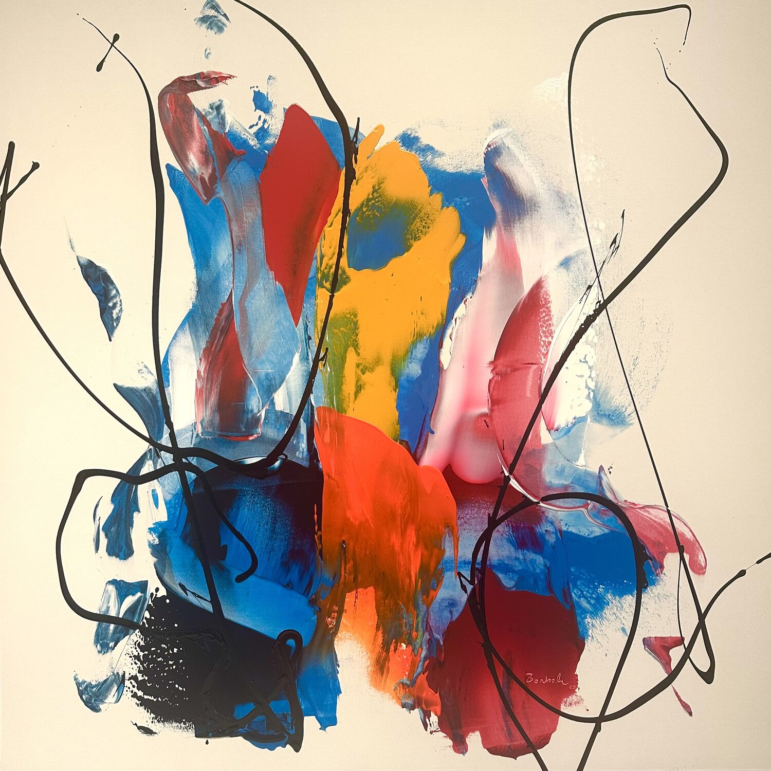 Pensieri di cieli tersi Giuseppe Barbale Original painting for sale