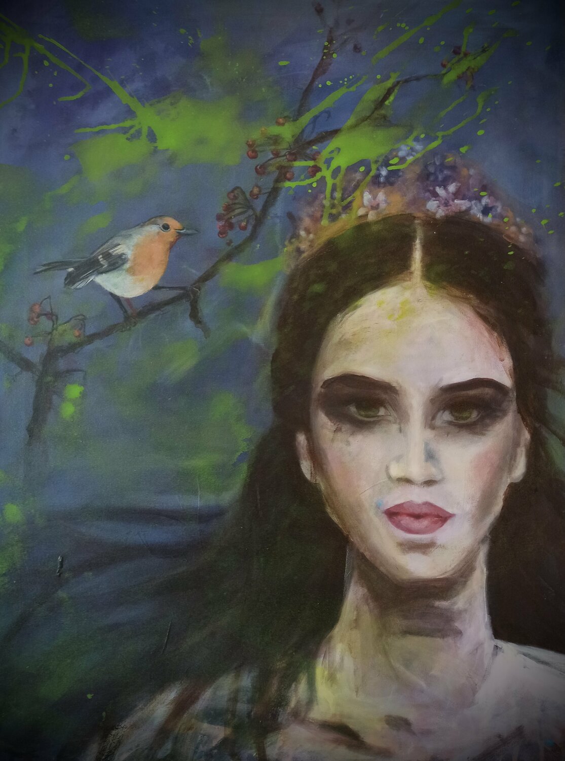 Absinth Susana Infurna Buscarino Original painting for sale