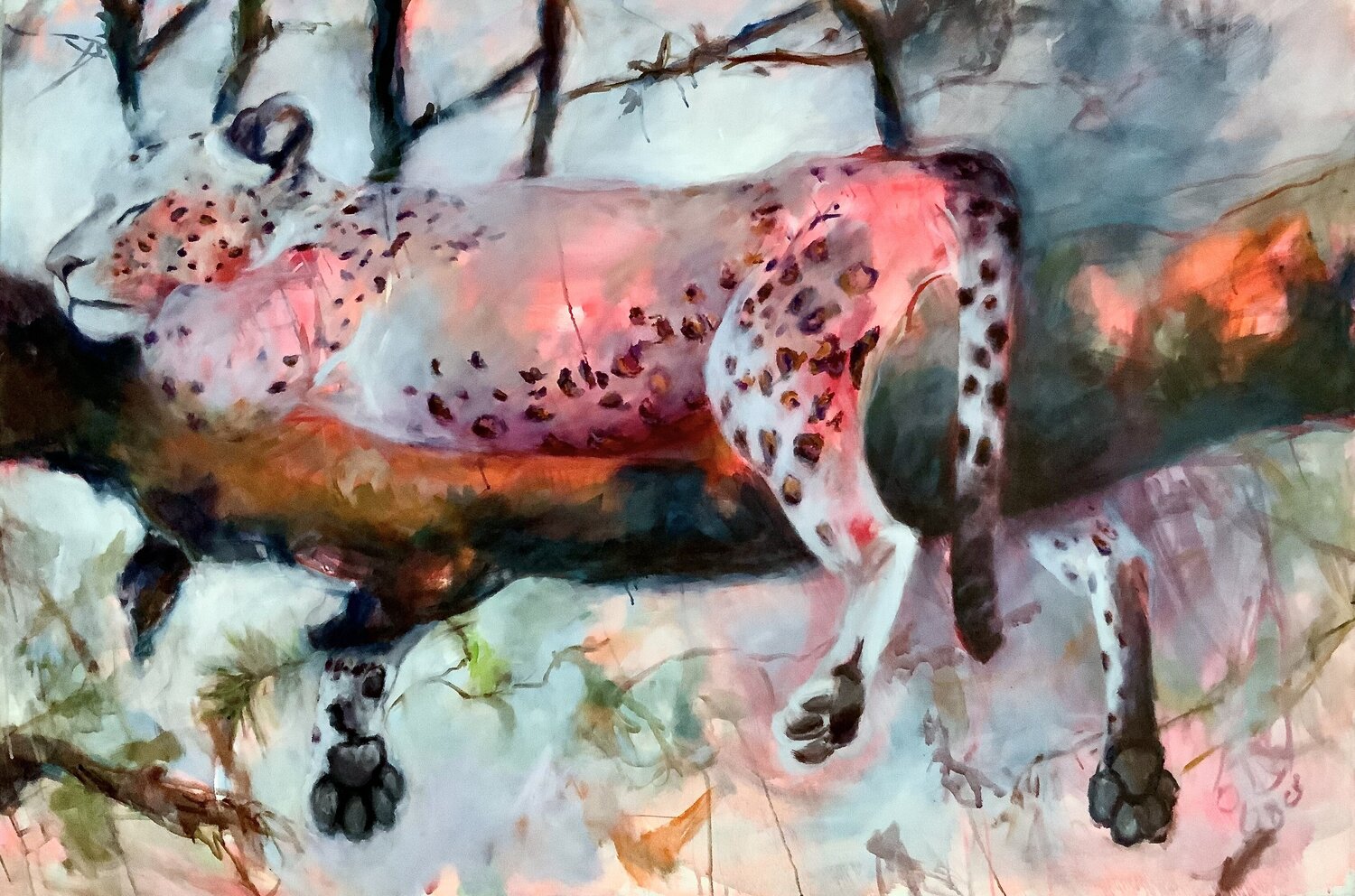 Hang loose Susana Infurna Buscarino Original painting for sale
