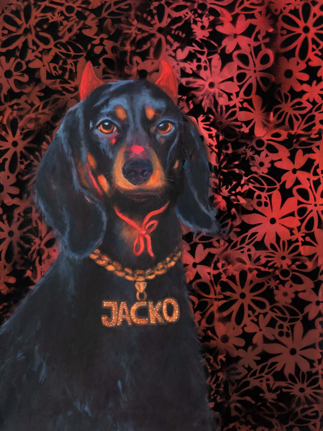 Jacko Susana Infurna Buscarino Original painting for sale