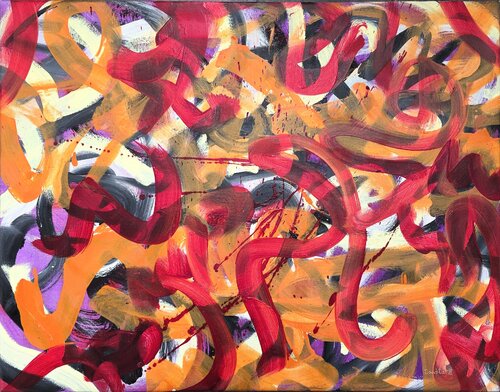 A Summer Wildfire by David Darcy, Painting for Sale on Select