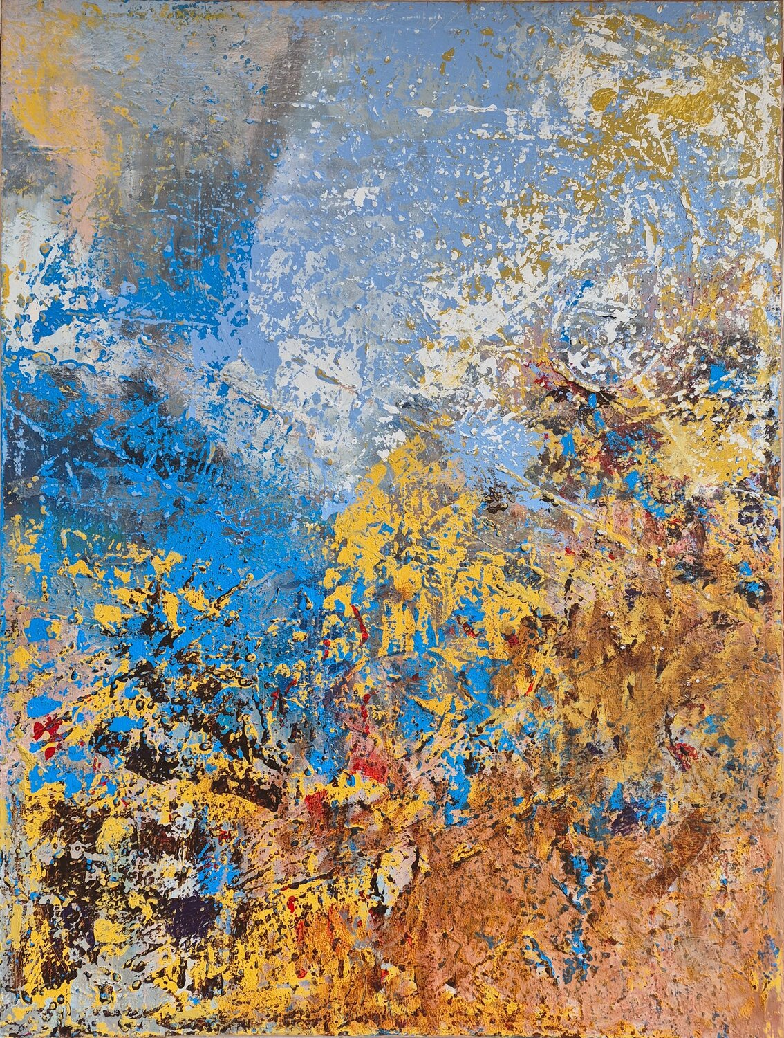 WHISPERING STRATUM Luis Miguel Aparisi Originalgemälde zu verkaufen