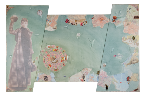 Nellie Bly by Karin Schäfer, Painting for Sale on Select