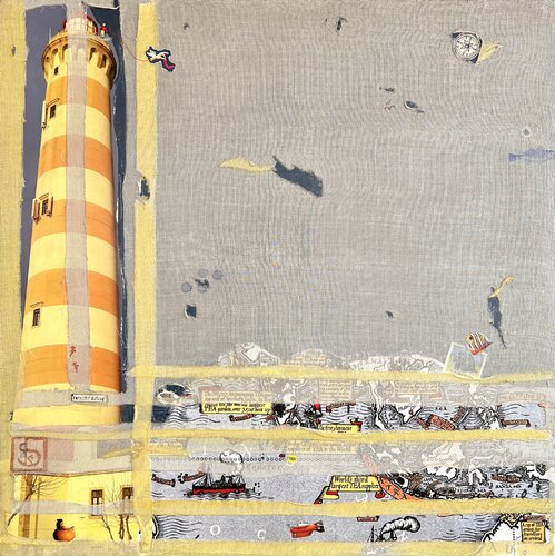 Lighthouse by Karin Schäfer, Painting for Sale on Select