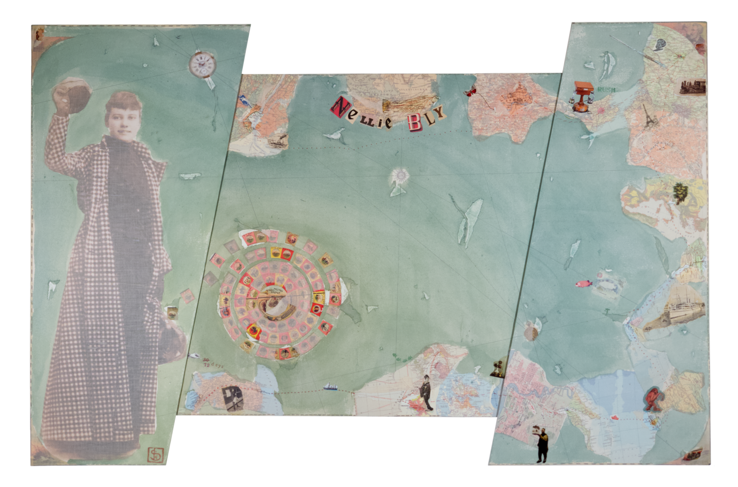 Nellie Bly Karin Schäfer Original painting for sale