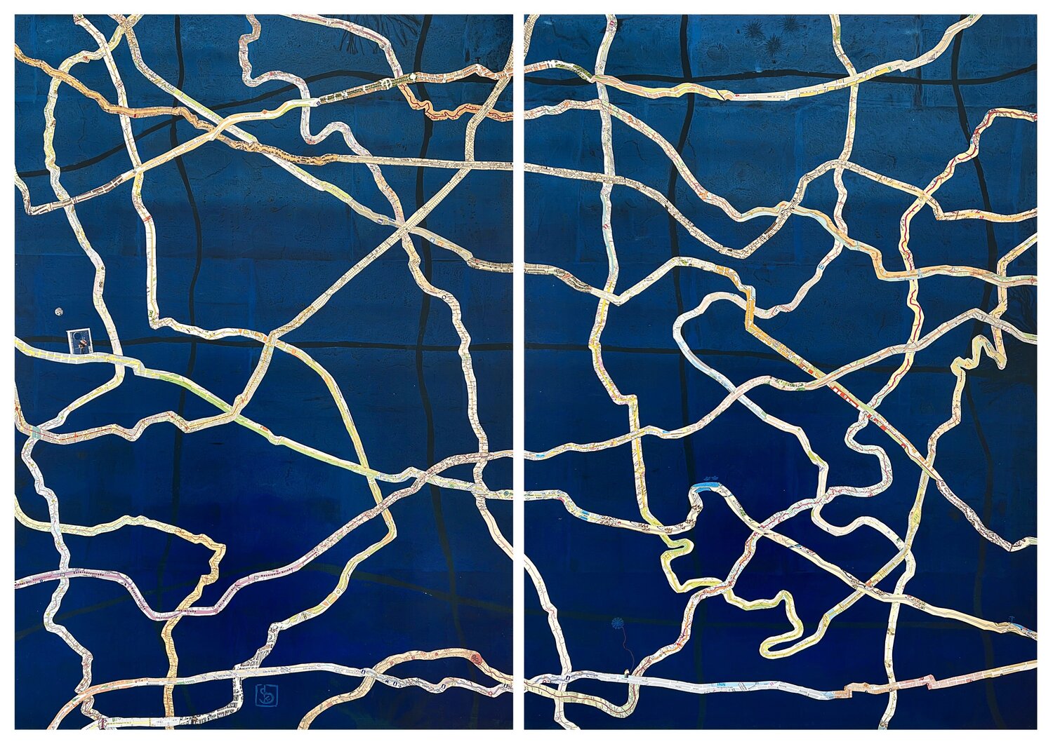 The Routes Karin Schäfer Original painting for sale