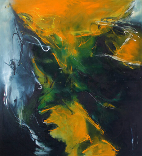 Black Inside by Daniel Schär, Painting for Sale on Select