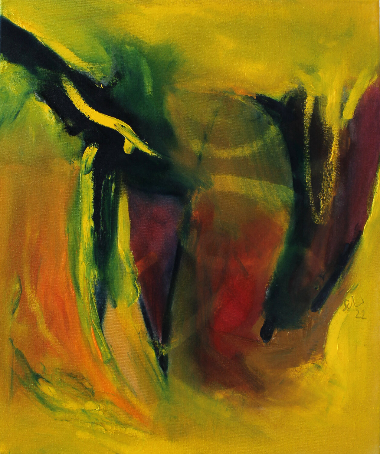 You know, I can't stay no more - inspiriert vom Text und der Musik der Gruppe Supertramp Daniel Schär Original painting for sale