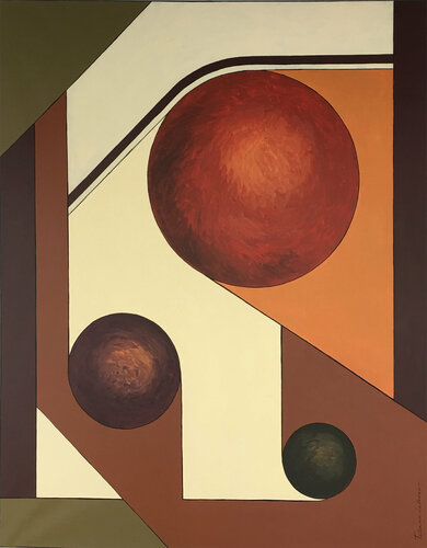 "Crescendo"_ abstraction  AG_32 " by Tatiana Lebedev, Painting for Sale on Select