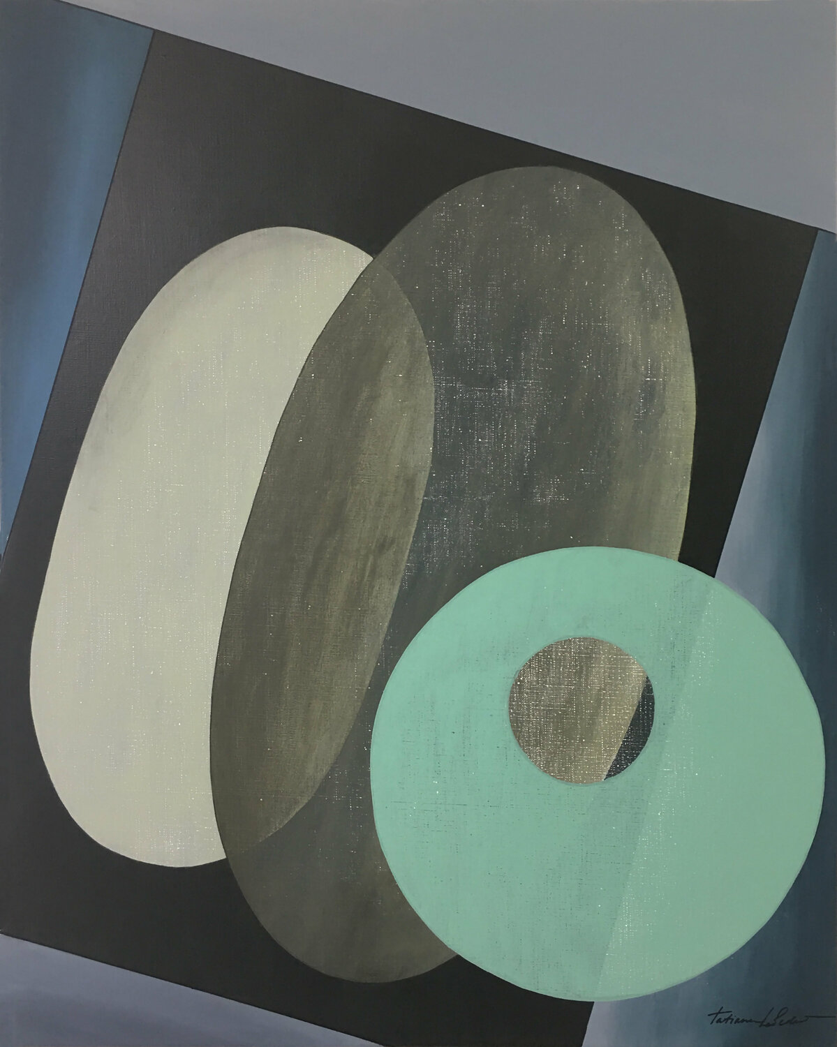 Abstraction   géométrique AG_122 Tatiana Lebedev Original painting for sale