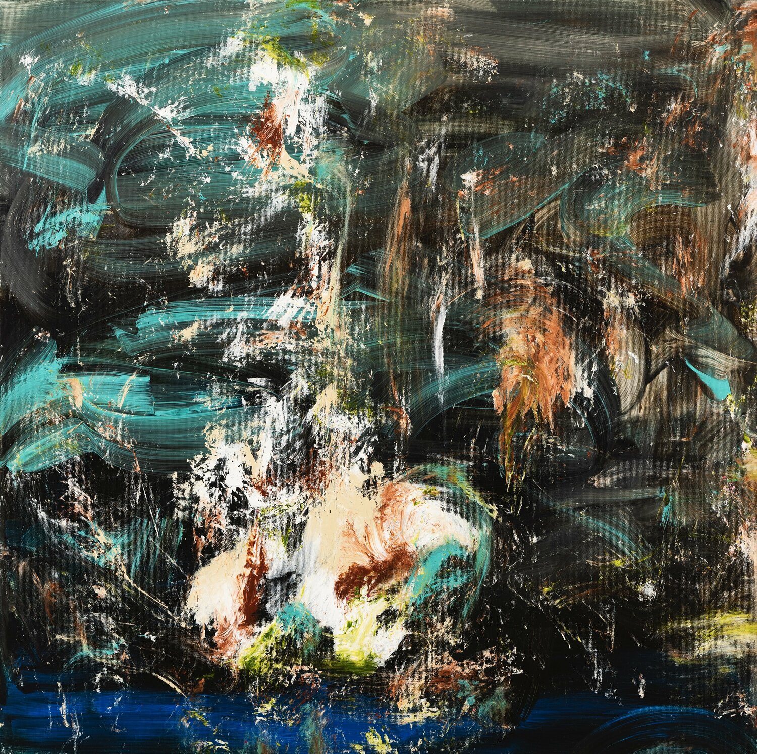 Neuigkeiten aus den Nächten des Winters Diane Kuster Original painting for sale