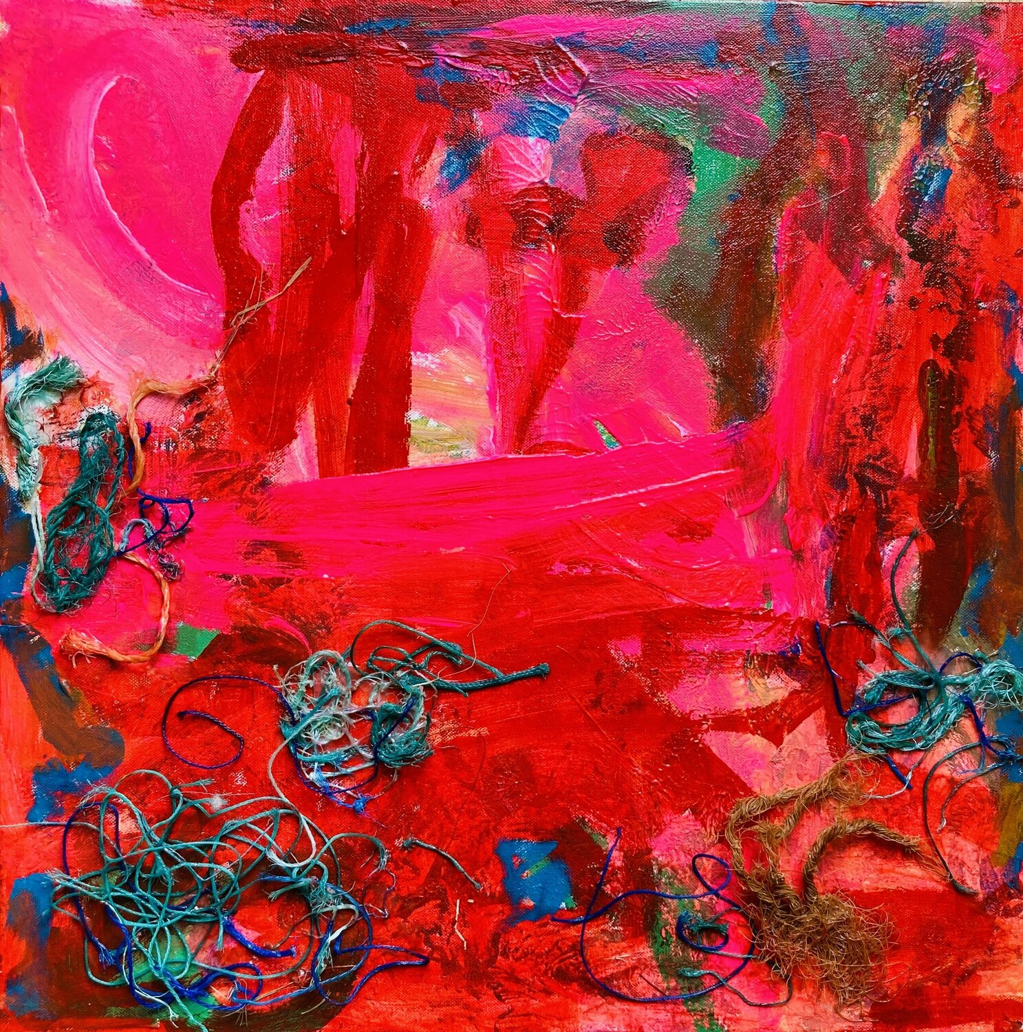 Achtung! Diane Kuster Original painting for sale
