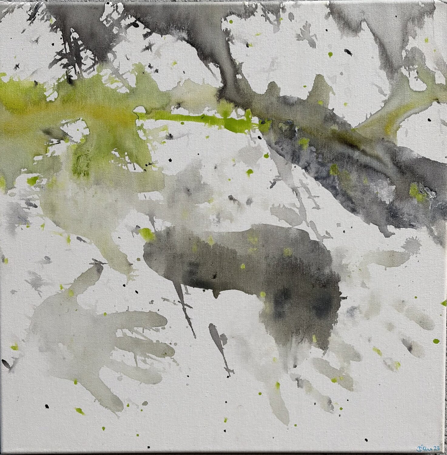 Night calls 01 Diane Kuster Original painting for sale