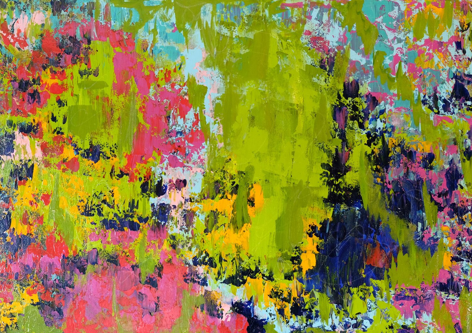 Farbenspiele Diane Kuster Original painting for sale
