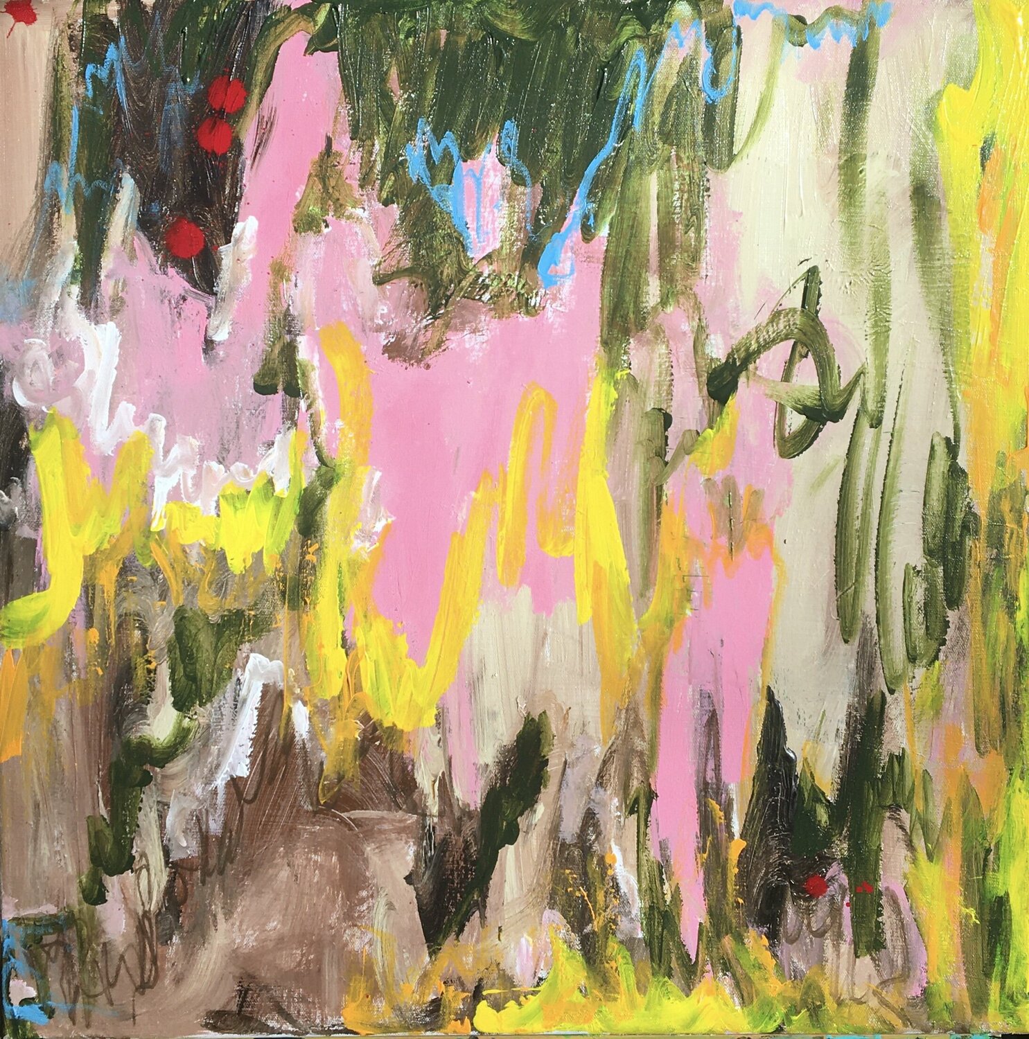 Rot! Werk 2 Diane Kuster Original painting for sale