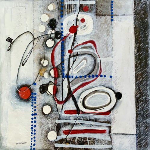 ILS ÉTAIENT EN MARGE by Sylvie Cloutier, Painting for Sale on Select