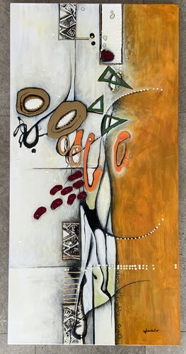 TRIANGULAIRE von Sylvie Cloutier, Malerei kaufen auf Select