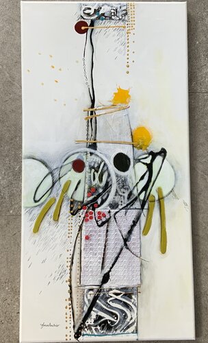 ROBOTISATION NO 2 by Sylvie Cloutier, Painting for Sale on Select