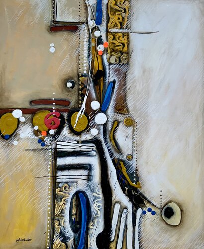 CLIMAT DE SOLIDARITÉ by Sylvie Cloutier, Painting for Sale on Select