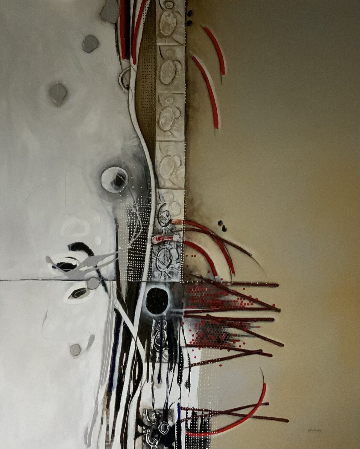 CARACTÈRES TELLEMENT DIFFÉRENTS Sylvie Cloutier Original painting for sale
