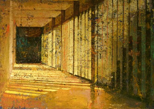 Corridor by Riemer Den Ouden, Painting for Sale on Select