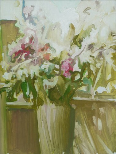 Flowers by Riemer Den Ouden, Painting for Sale on Select