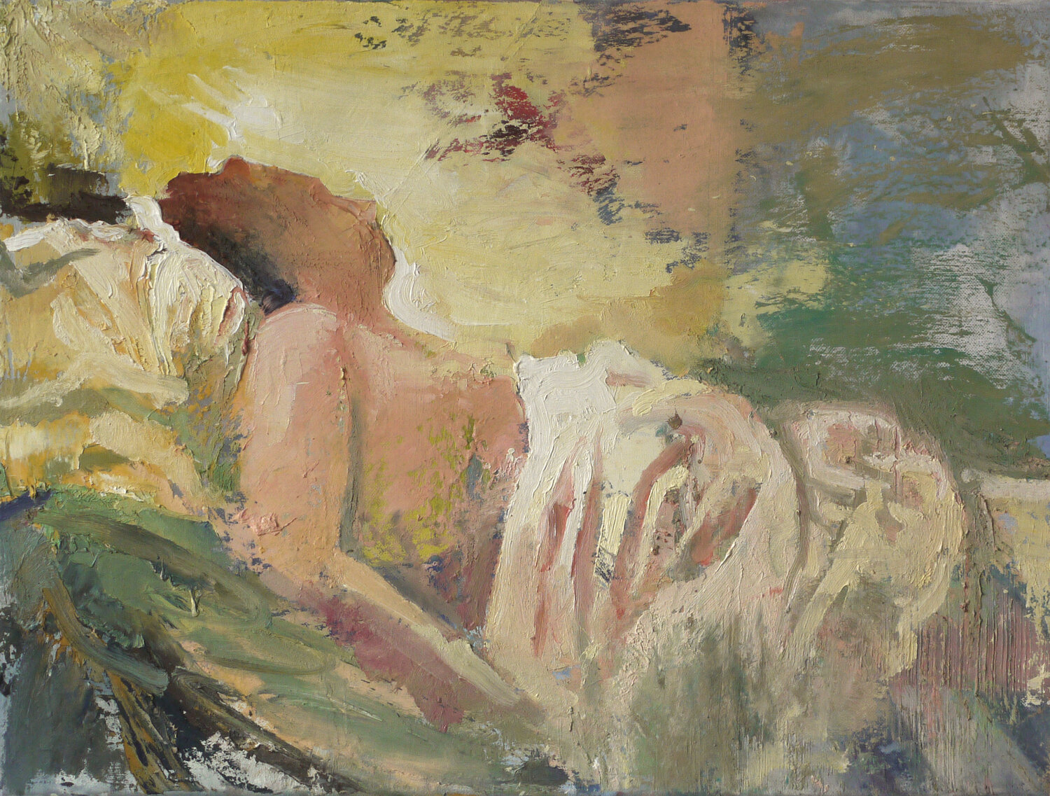 "In labour" Riemer Den Ouden Original painting for sale
