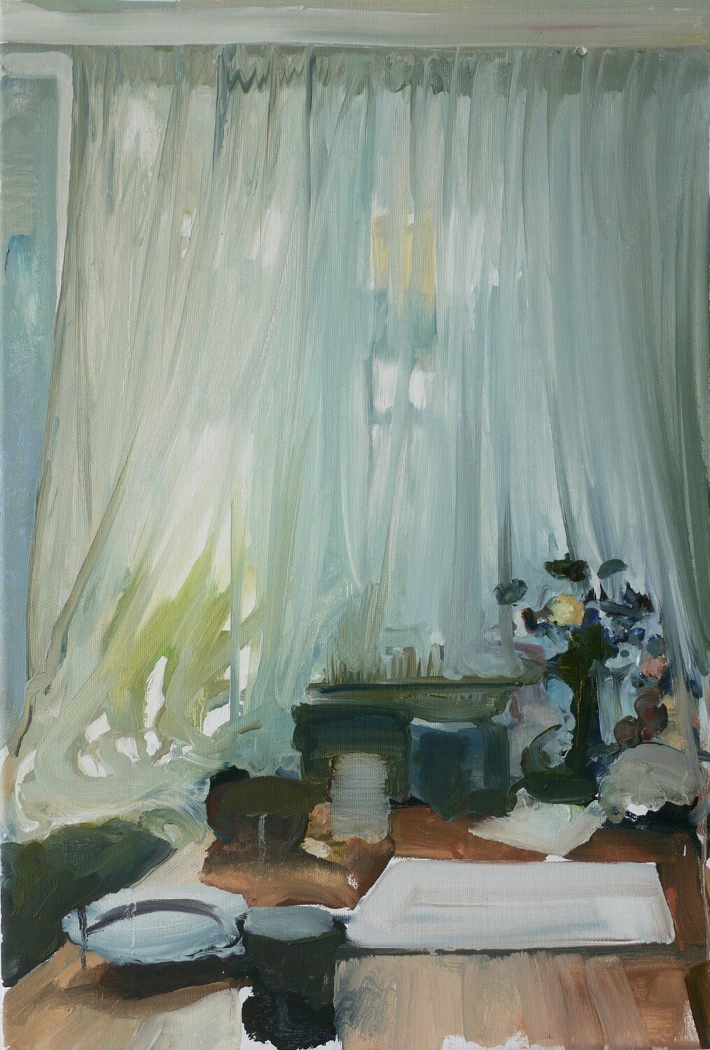 "Curtain" Riemer Den Ouden Original painting for sale