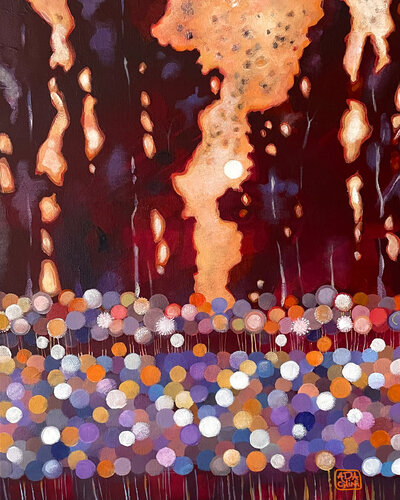 Dandelion Wine by Ada Chini, Painting for Sale on Select