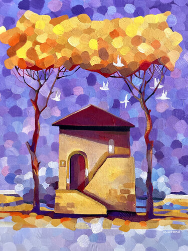 Solitary Life by Ada Chini, Painting for Sale on Select