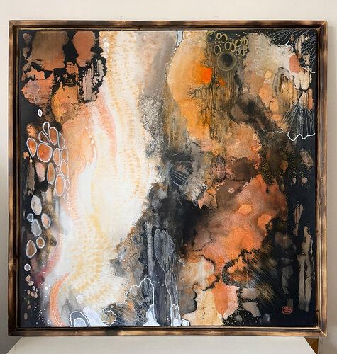 Fiume di Gennaio by Ada Chini, Painting for Sale on Select