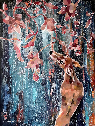 November Rain by Ada Chini, Painting for Sale on Select