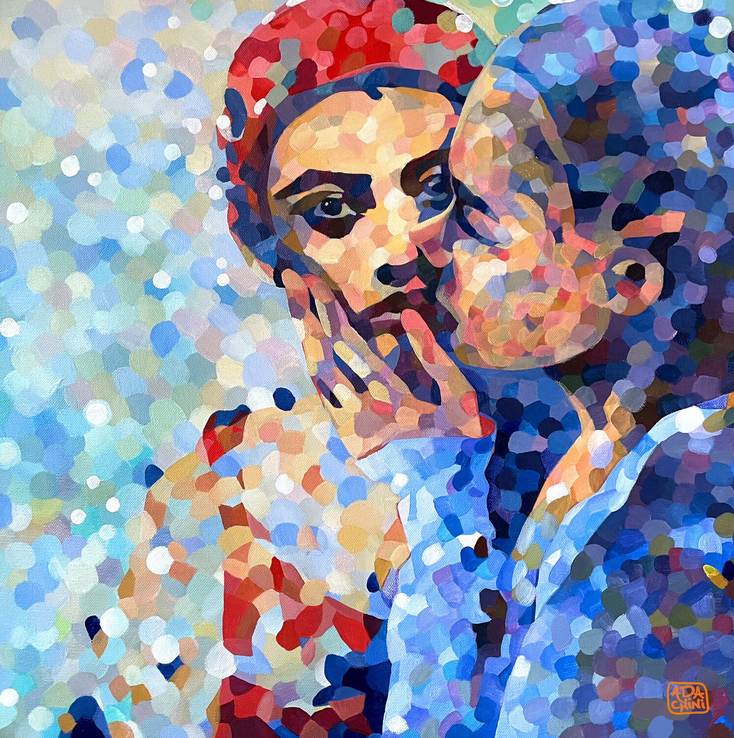 Olympic Сhampion Ada Chini Original painting for sale