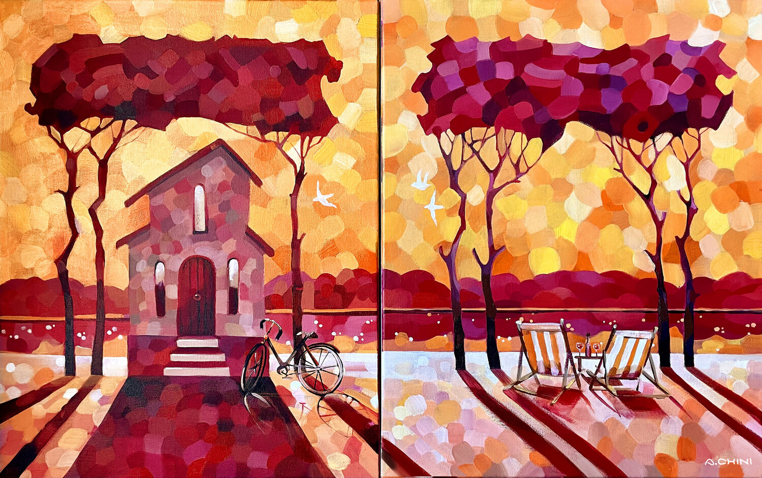 Solitary Life Ada Chini Original painting for sale