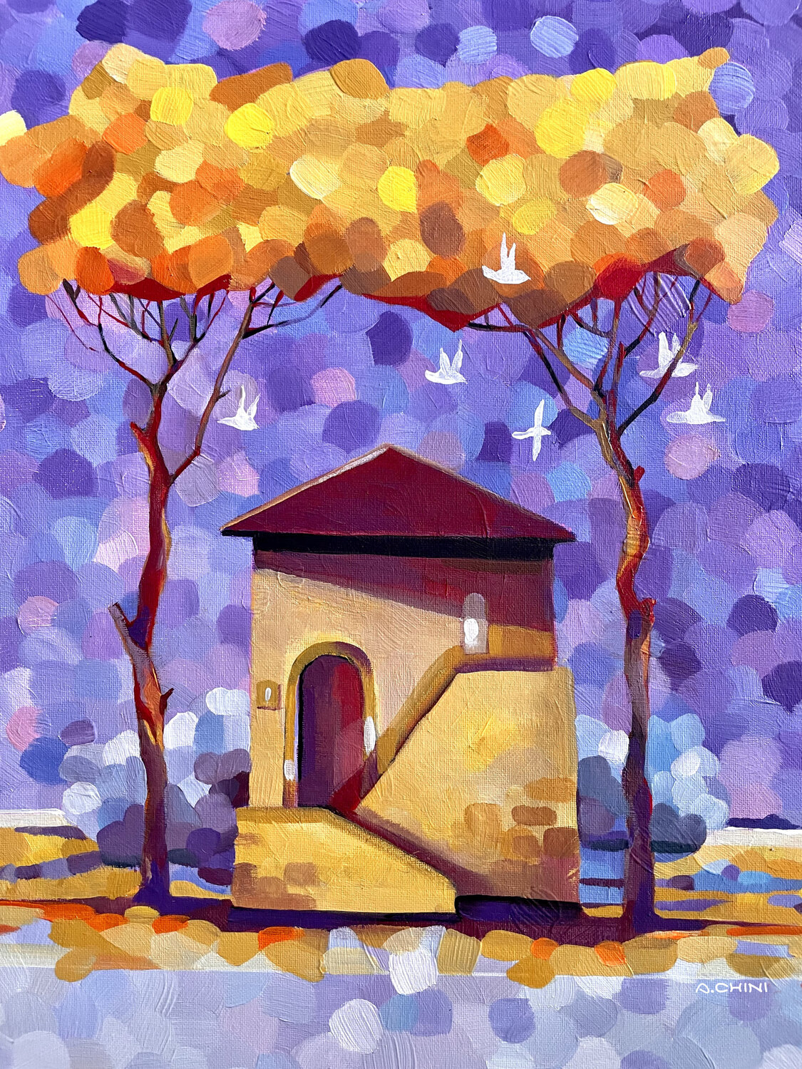 Solitary Life Ada Chini Original painting for sale