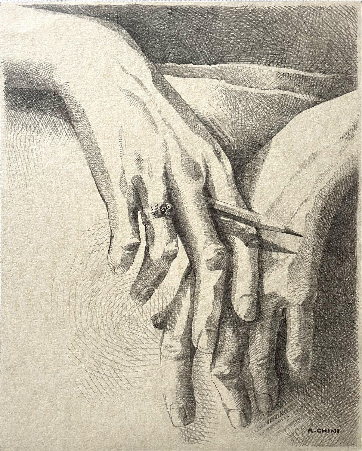 untitled Ada Chini Drawing for sale