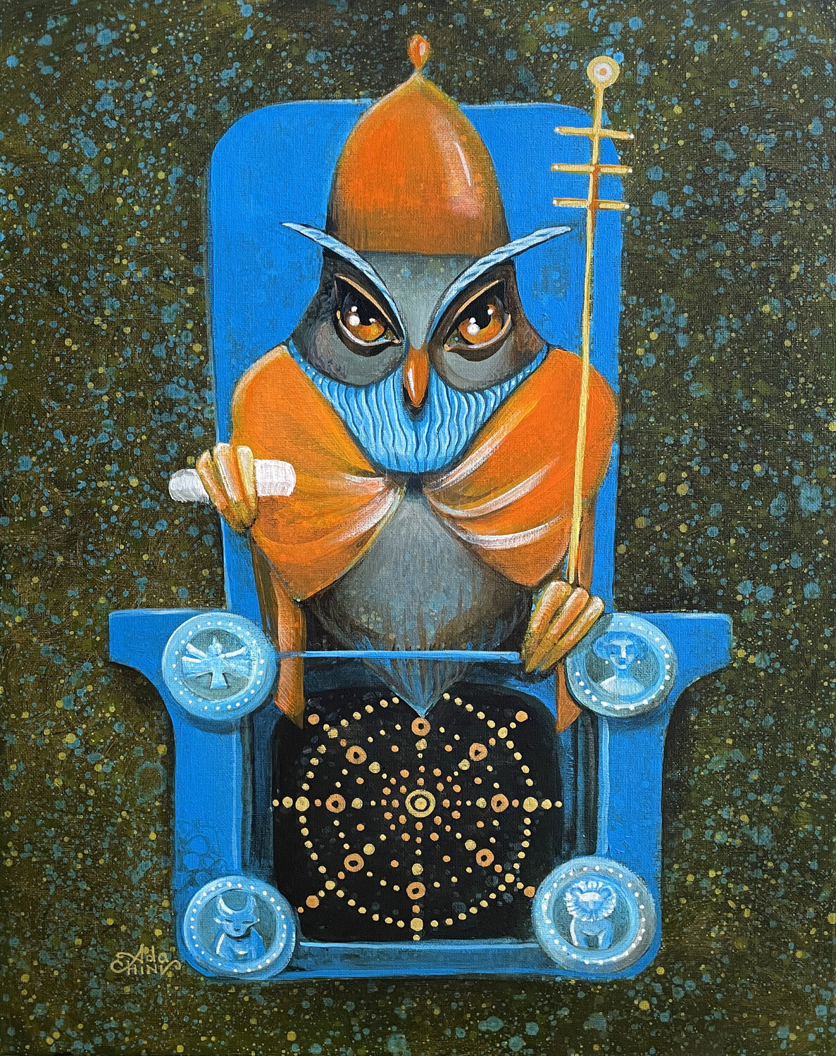 Il Papa Ada Chini Original painting for sale