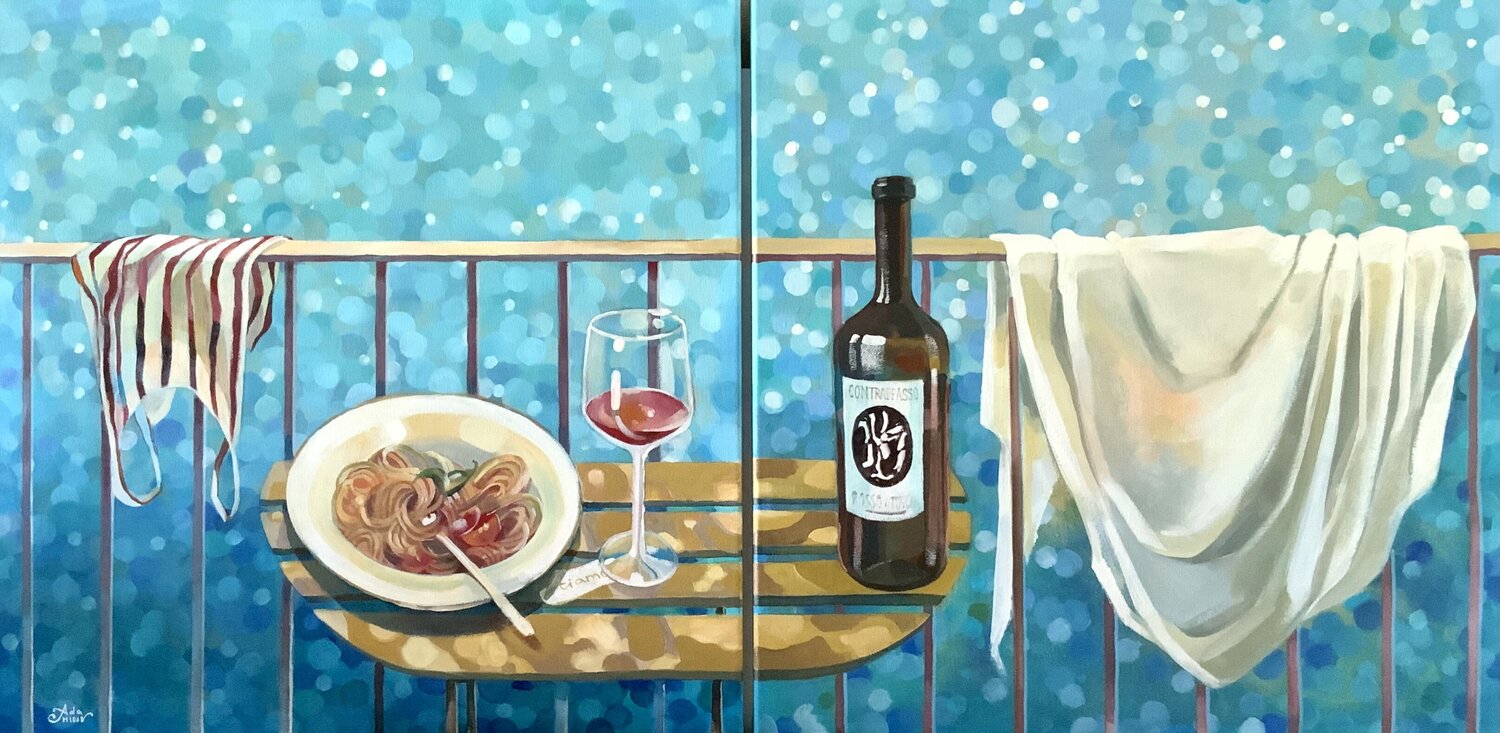 Il dolce fare niente Ada Chini Original painting for sale