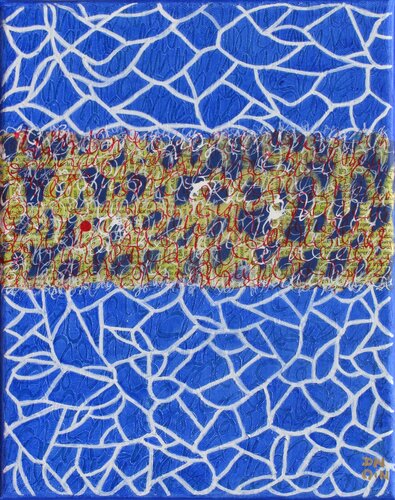 Briser la glace by Andrée Cazin, Painting for Sale on Select