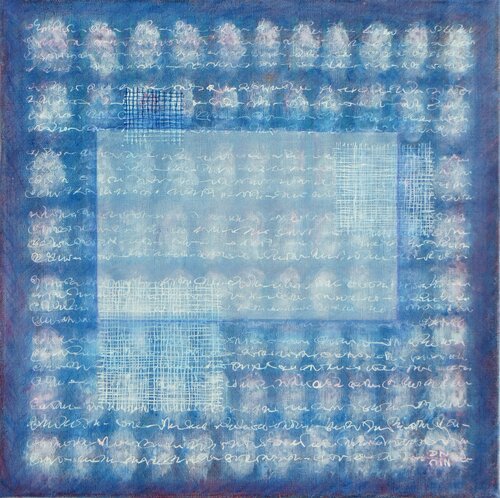 Fils du temps 6 by Andrée Cazin, Painting for Sale on Select
