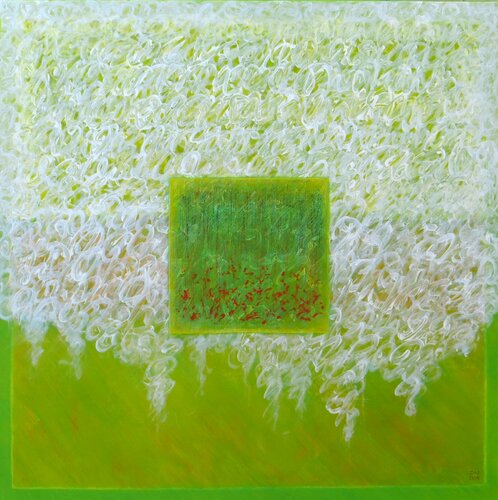 Les fils du temps VI by Andrée Cazin, Painting for Sale on Select