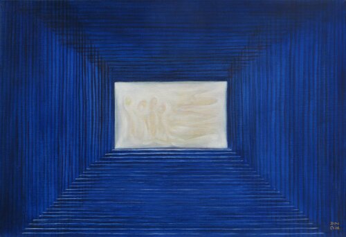 Les  âmes errantes by Andrée Cazin, Painting for Sale on Select