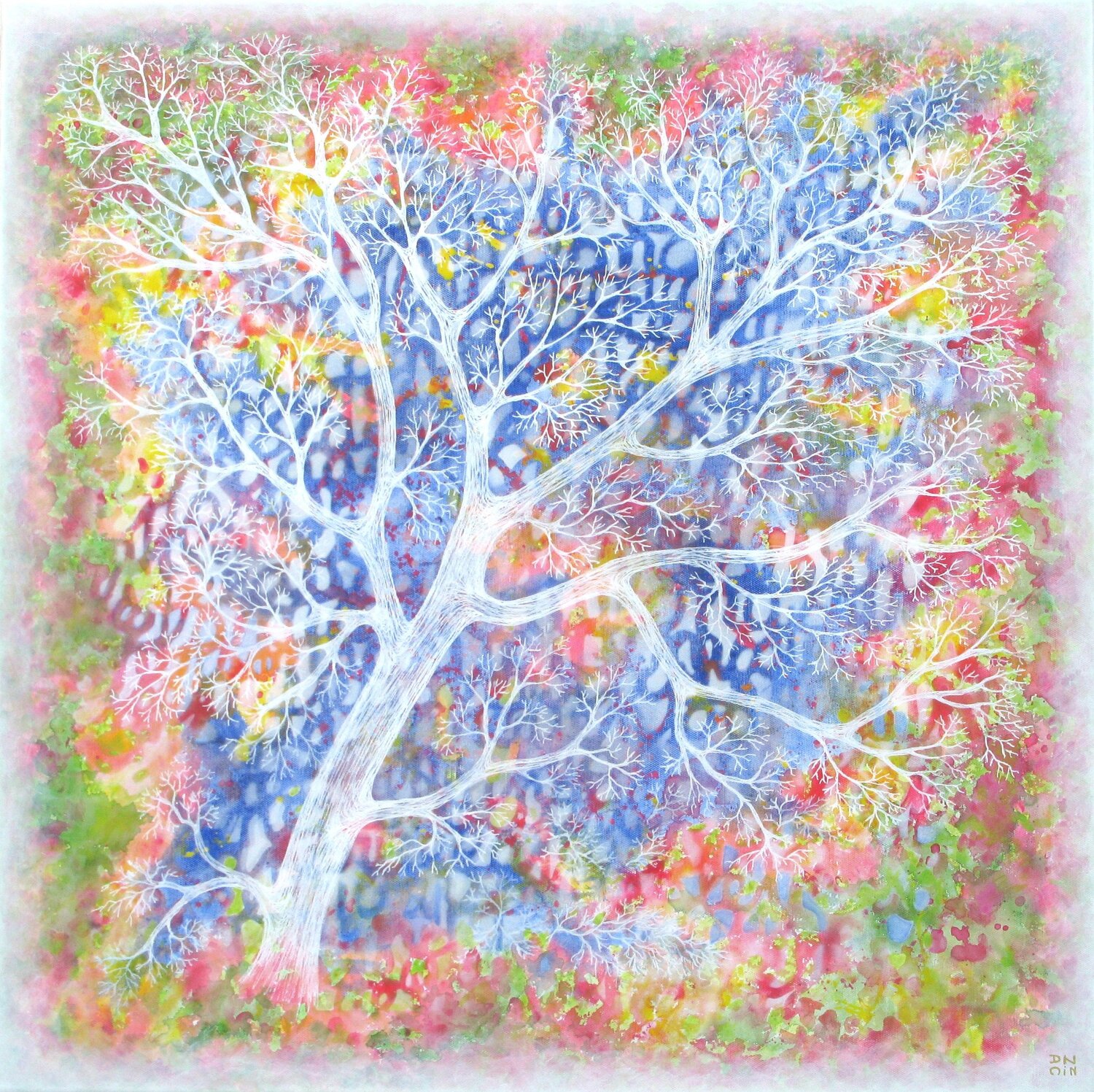 Summertime Andrée Cazin Original painting for sale