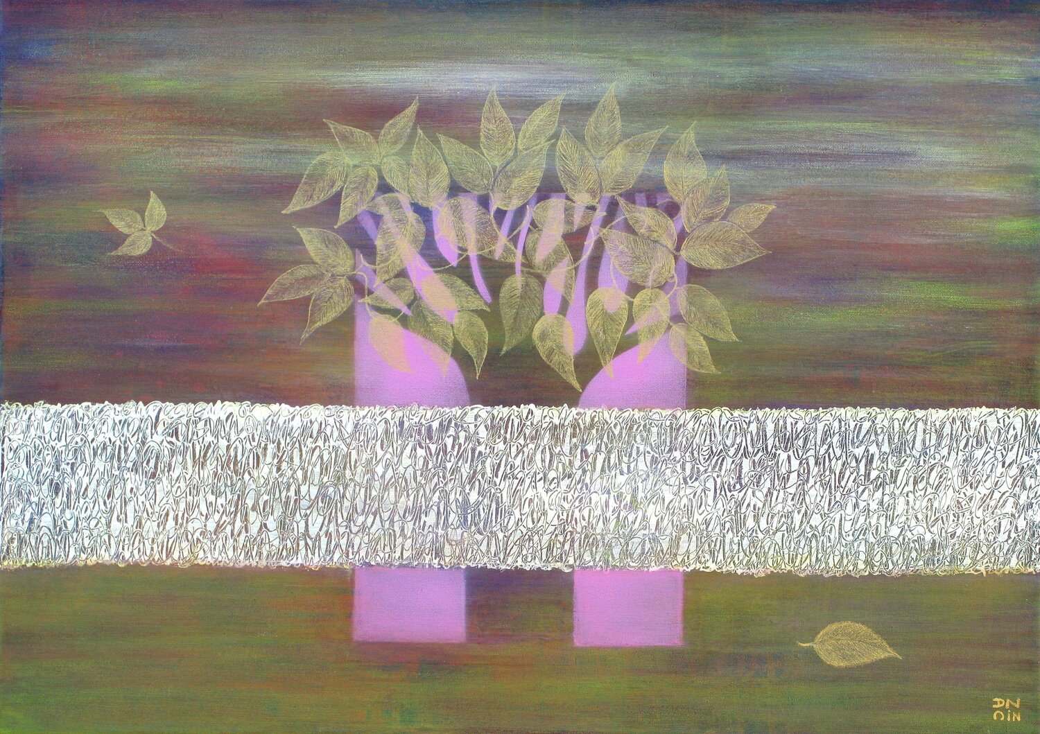 Chacun sa route Andrée Cazin Original painting for sale