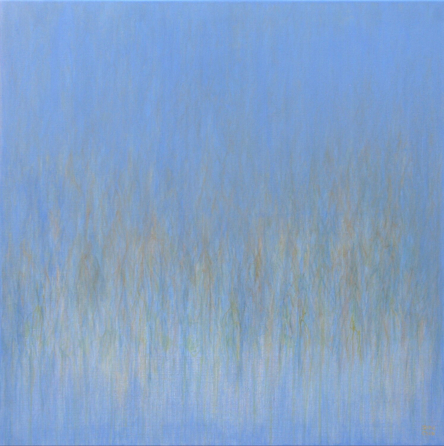 Quand la mer se retire Andrée Cazin Original painting for sale