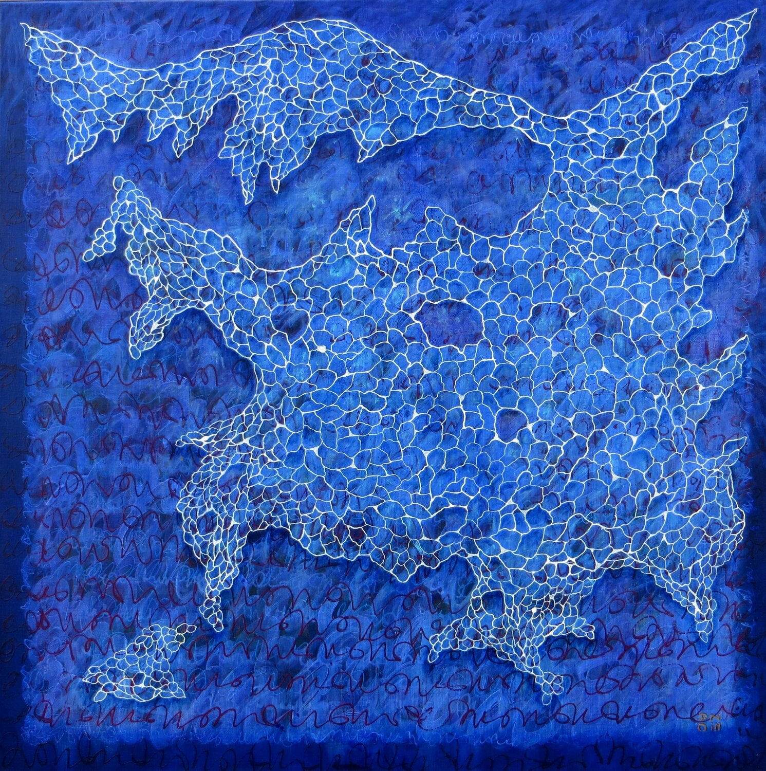 Océan Andrée Cazin Original painting for sale