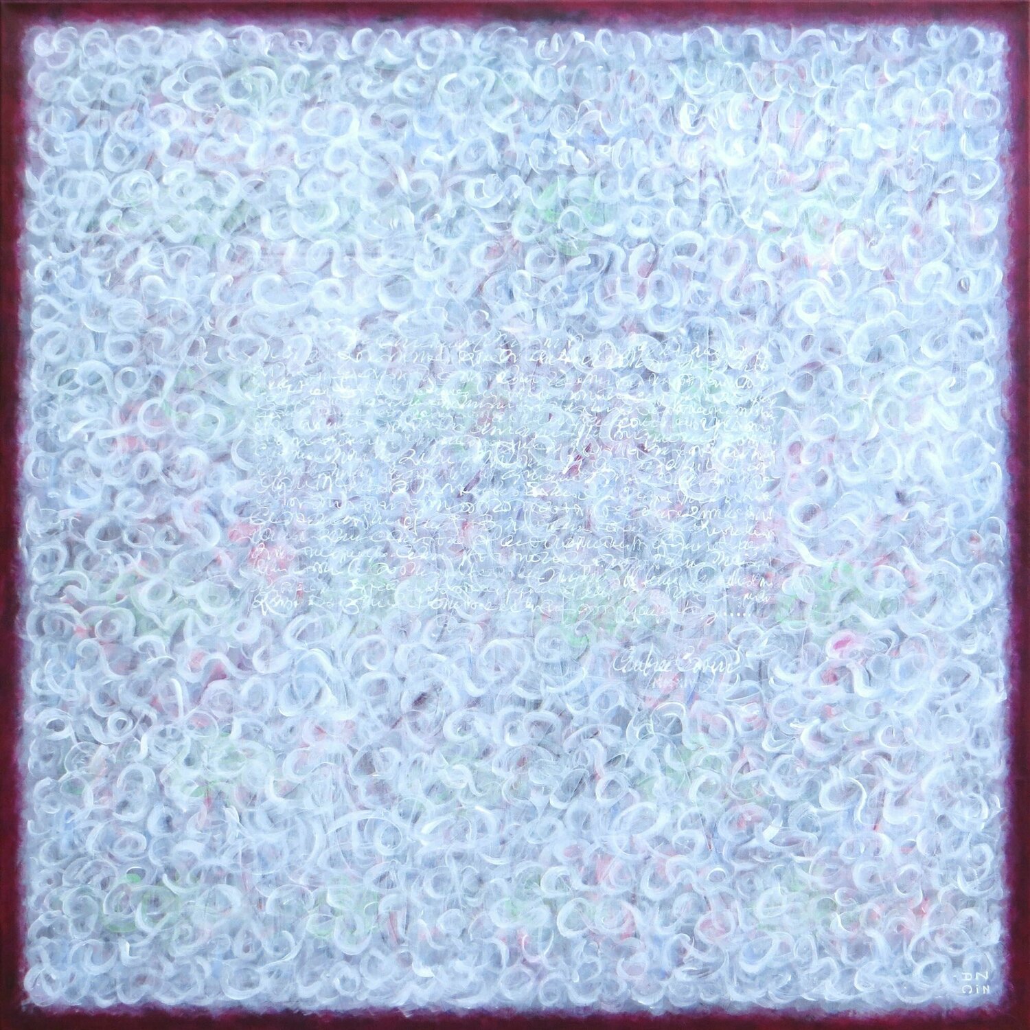 Métamorphose IV Andrée Cazin Original painting for sale