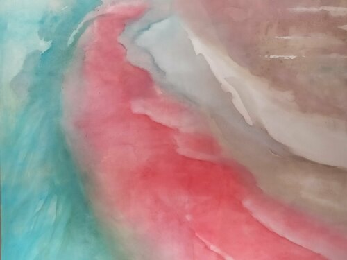 Sabbie Rosa by Luciana Livi, Painting for Sale on Select